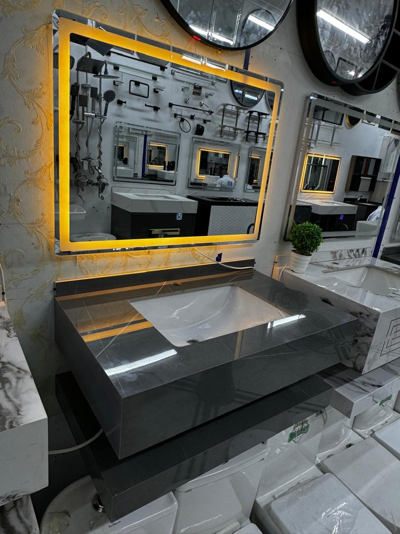 Illuminated Modern Bathroom